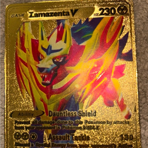 Zamazenta V gold card - Picture 1 of 1